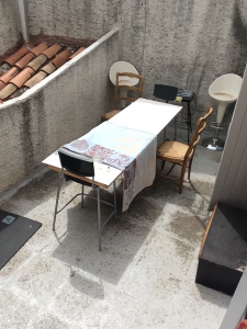 Terrasse 34 rue Mignet avant travaux