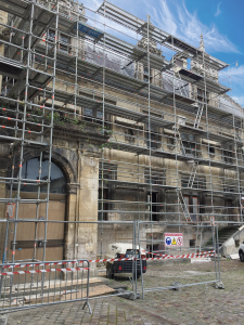 Chantier de restauration de l'Hôtel de Than à Caen : Les premières images