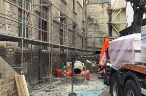 Chantier de restauration de l'Hôtel de Than à Caen : Les premières images